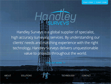 Tablet Screenshot of handleysurveys.com.au